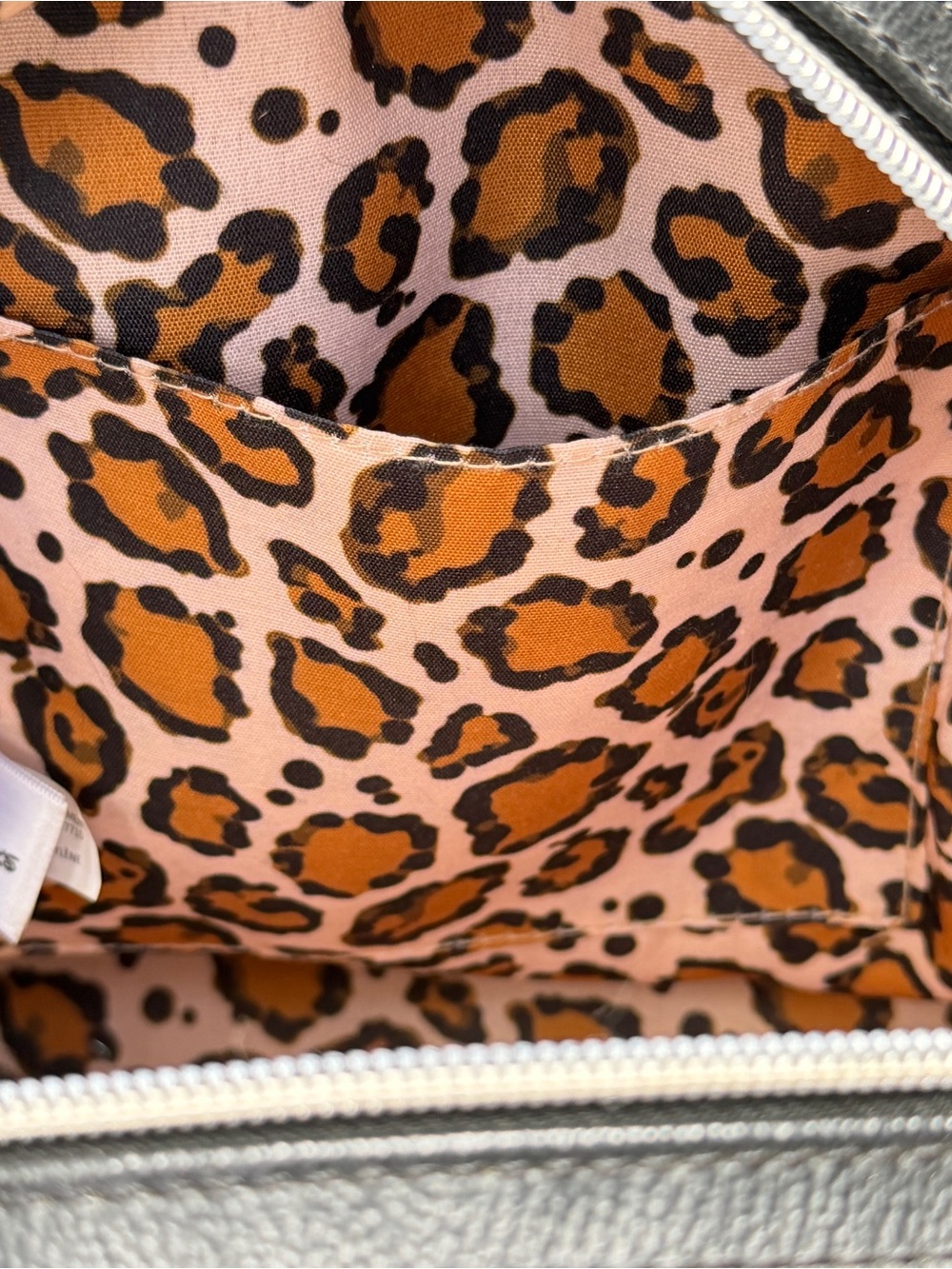 Disney Parks Animal Kingdom Black Leopard Print Icon Mini Backpack Hidden Mickey - Picture 11 of 16